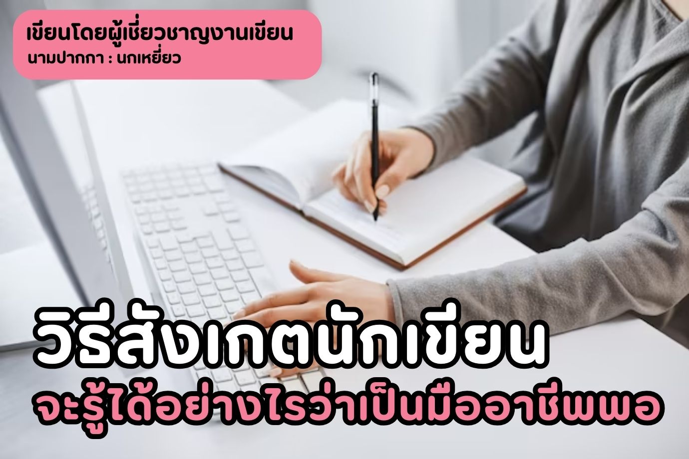 วิธีสังเกตนักเขียน จะรู้ได้อย่างไรว่านักเขียนที่จ้างมีความเป็นมืออาชีพพอ