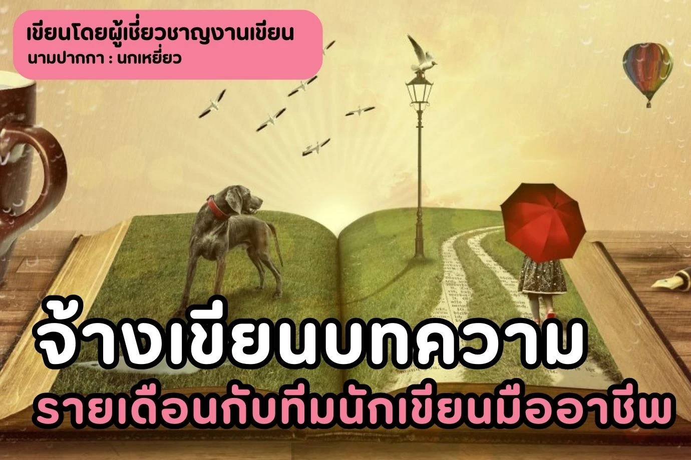 จ้างเขียนบทความรายเดือนกับทีมนักเขียนมืออาชีพเรื่องการตลาดออนไลน์