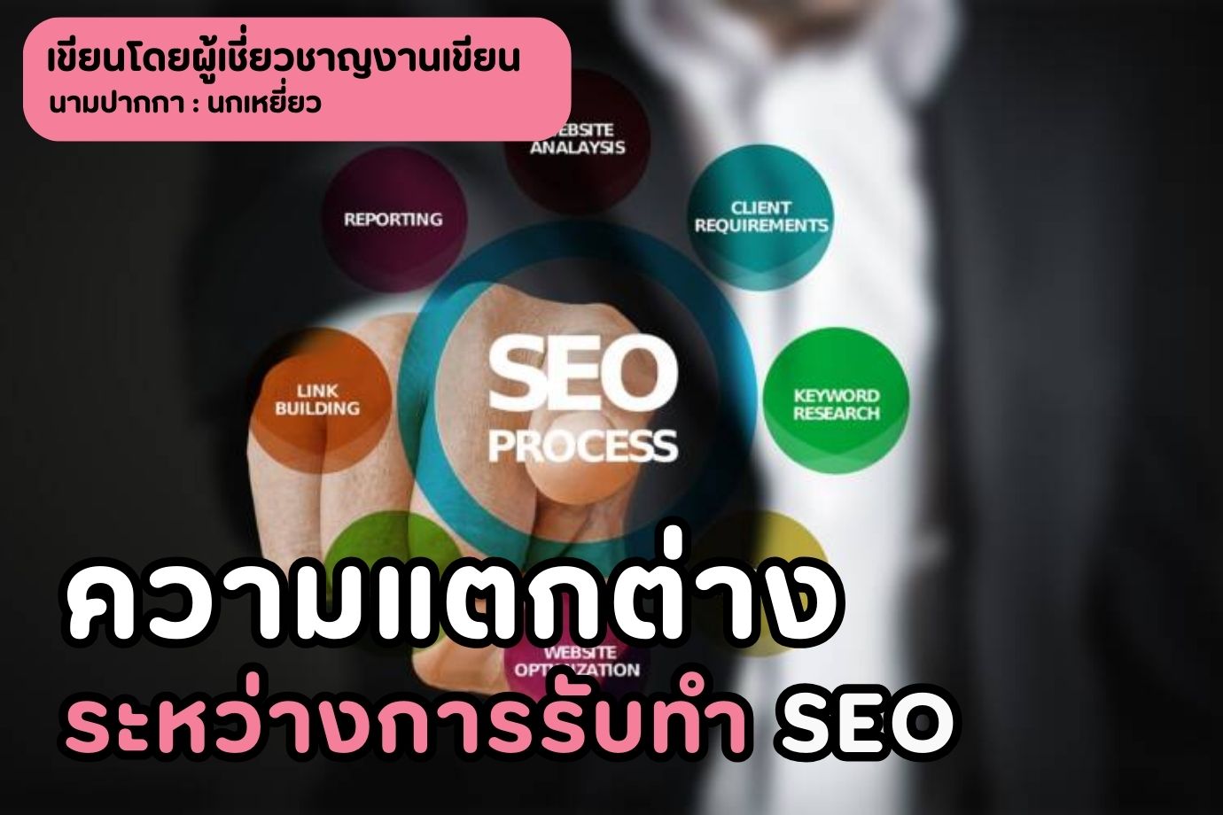 ความแตกต่างระหว่างการรับทำseo