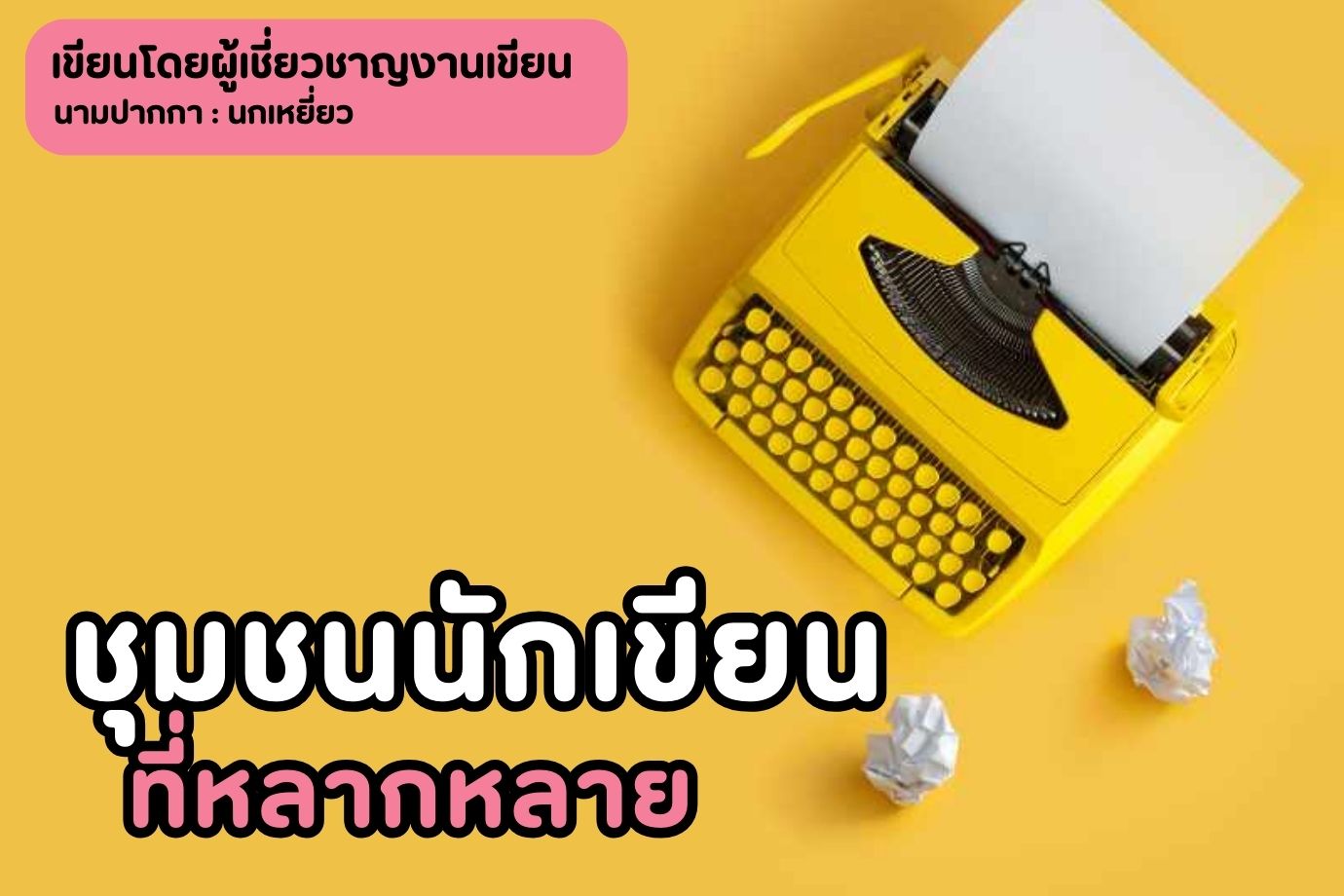 ชุมชนนักเขียนที่หลากหลาย