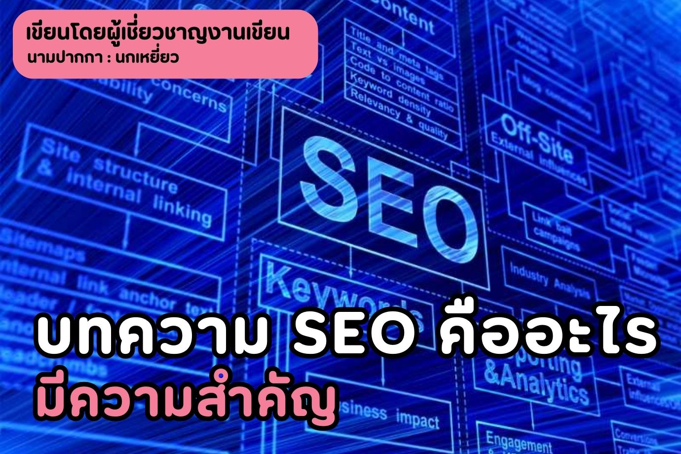 บทความ seo คืออะไร มีความสำคัญ
