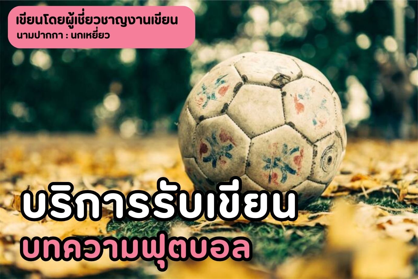 บริการรับเขียนบทความฟุตบอล