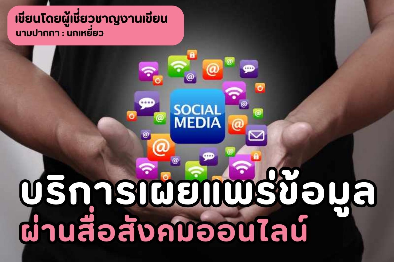 บริการเผยแพร่ข้อมูลผ่านสื่อสังคมออนไลน์
