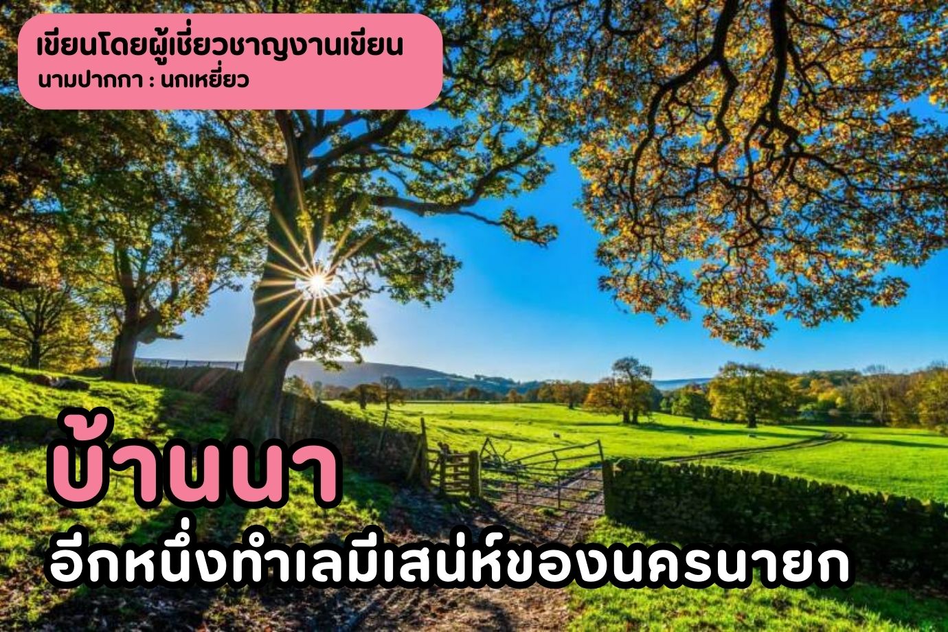 บ้านนา อีกหนึ่งทำเลมีเสน่ห์ของนครนายก