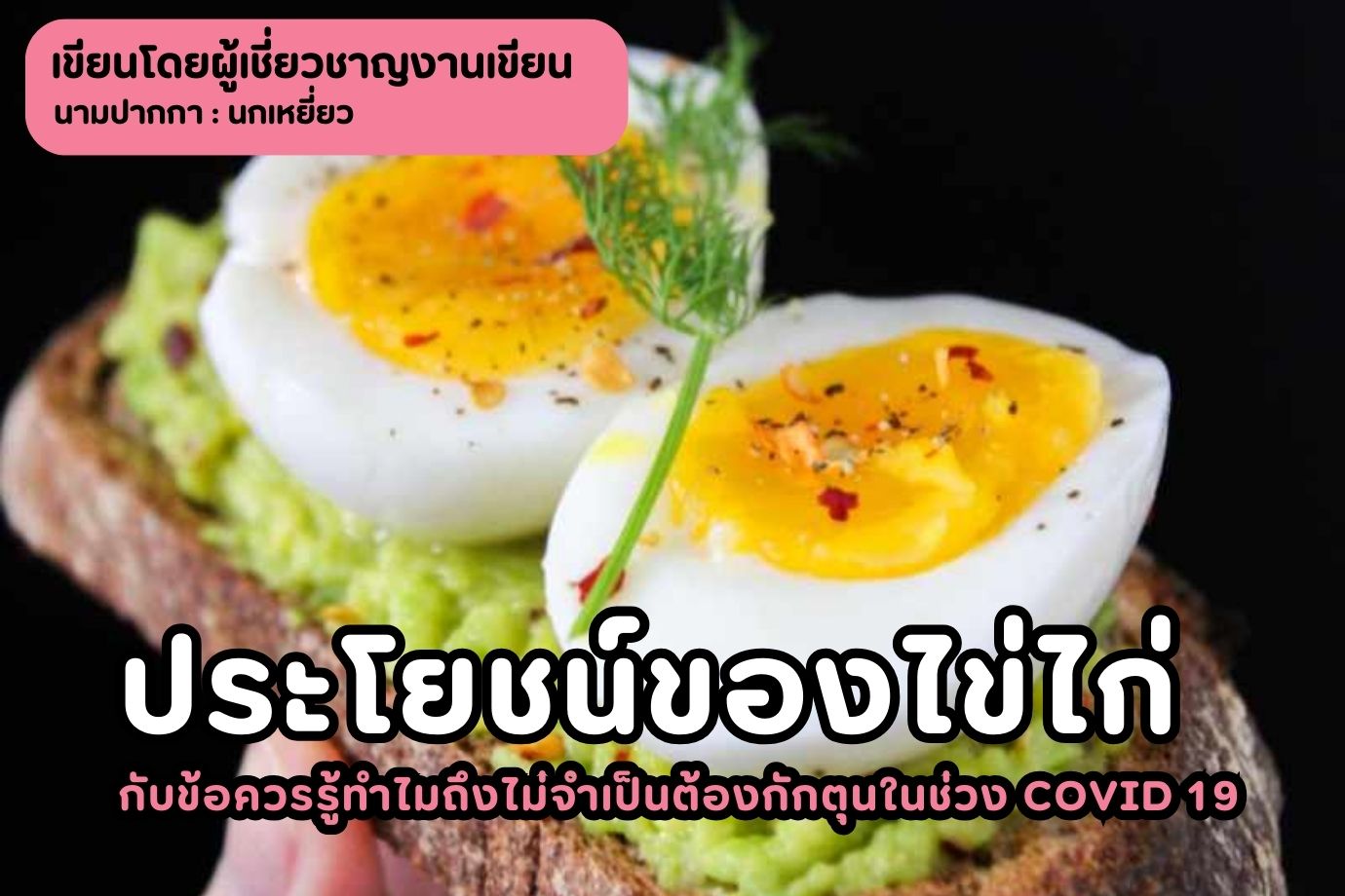 ประโยชน์ของไข่ไก่ กับข้อควรรู้ทำไมถึงไม่จำเป็นต้องกักตุนในช่วง covid 19