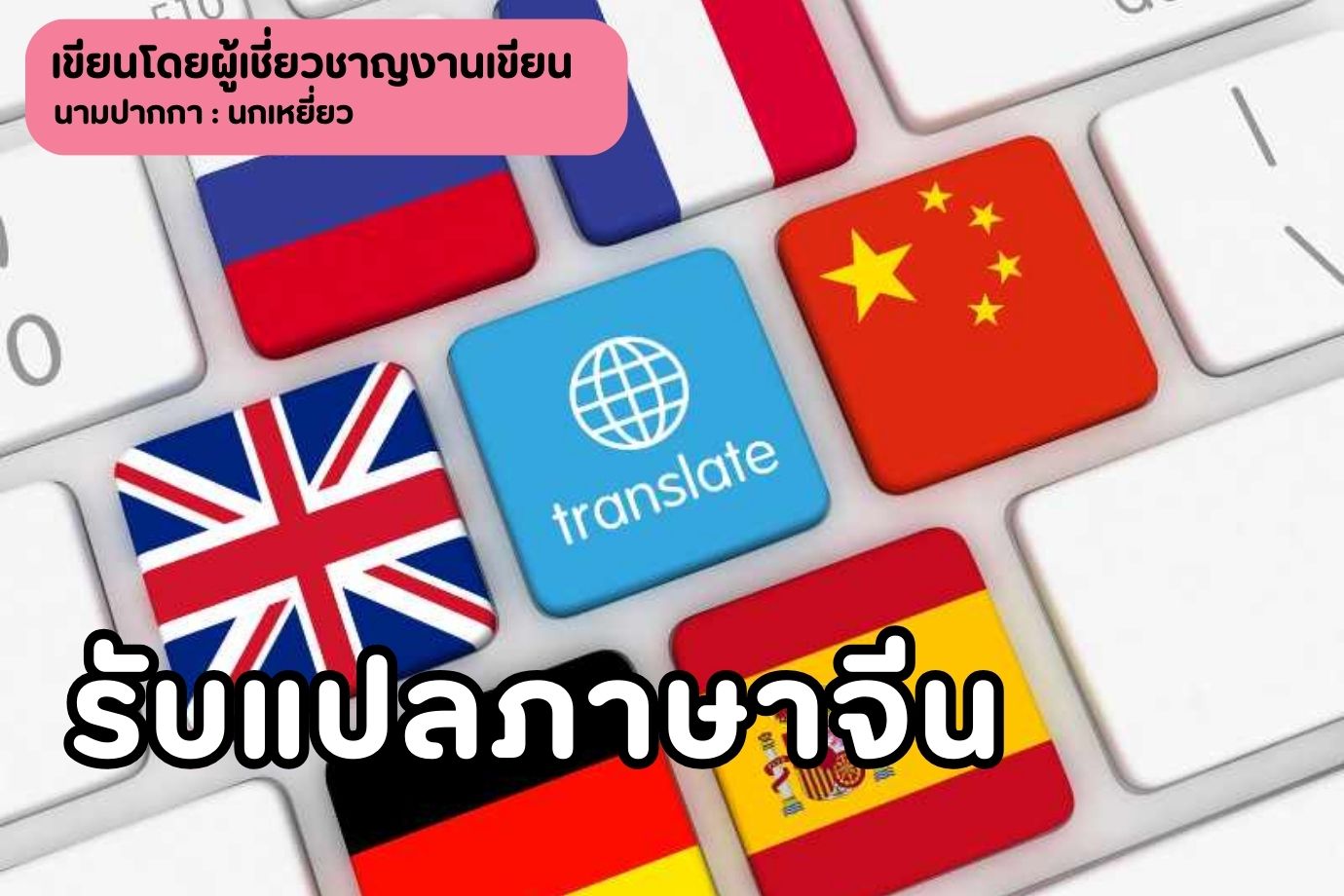 รับแปลภาษาจีน