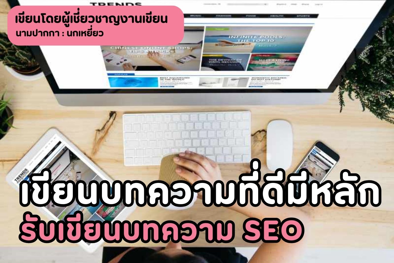 เขียนบทความที่ดีมีหลัก รับเขียนบทความ SEO