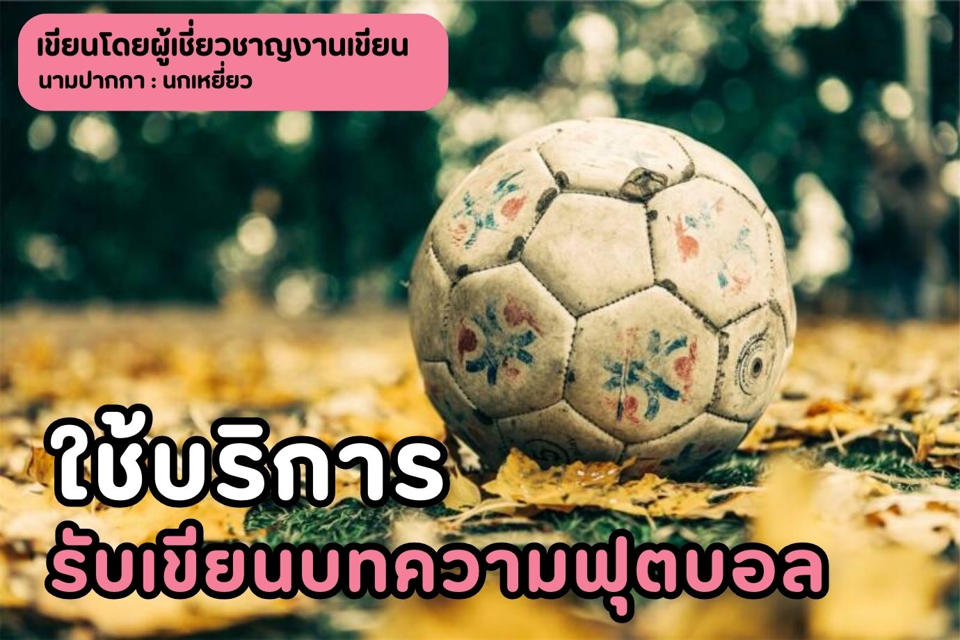 ใช้บริการรับเขียนบทความฟุตบอล