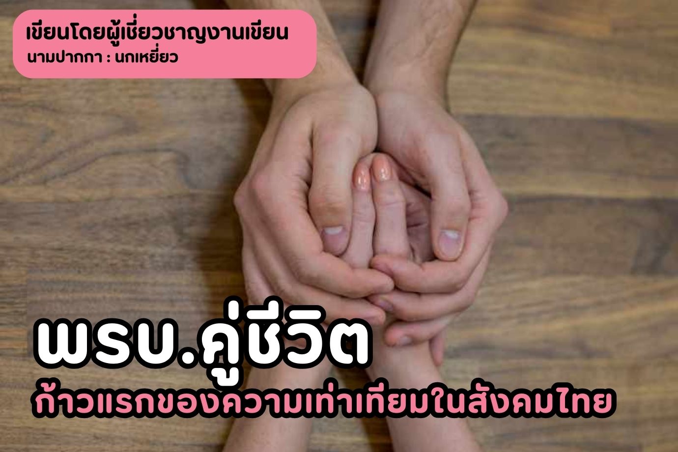 พรบ.คู่ชีวิต ก้าวแรกของความเท่าเทียมในสังคมไทย กฎหมายสมรสที่ LGBTQ รอคอย