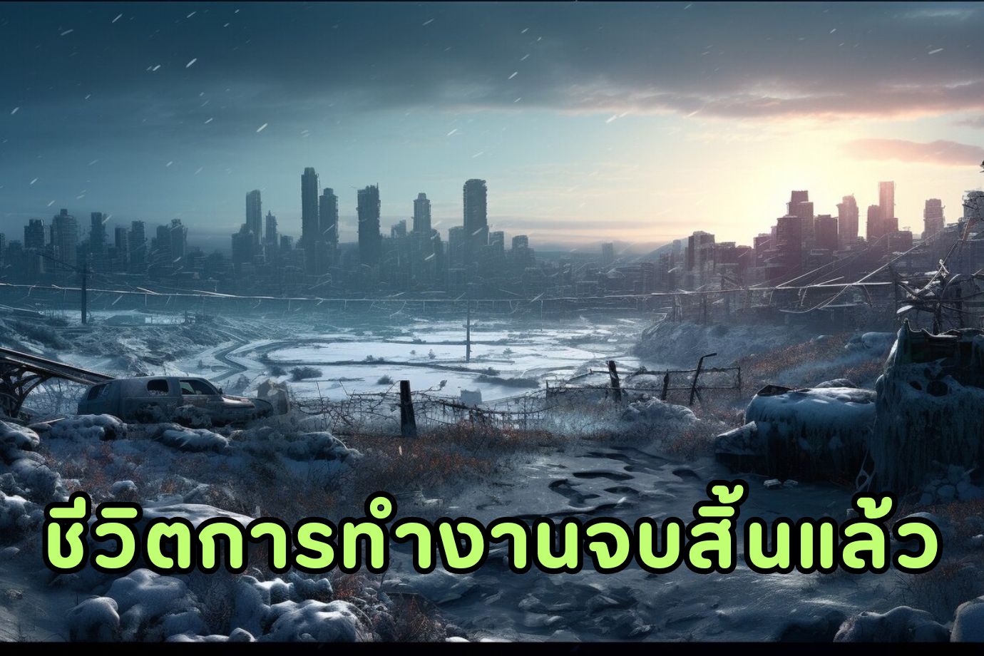 ชีวิตการทำงานจบสิ้นแล้ว