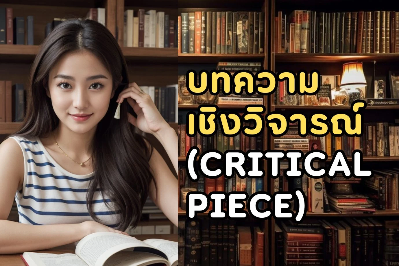 บทความเชิงวิจารณ์ (Critical piece)
