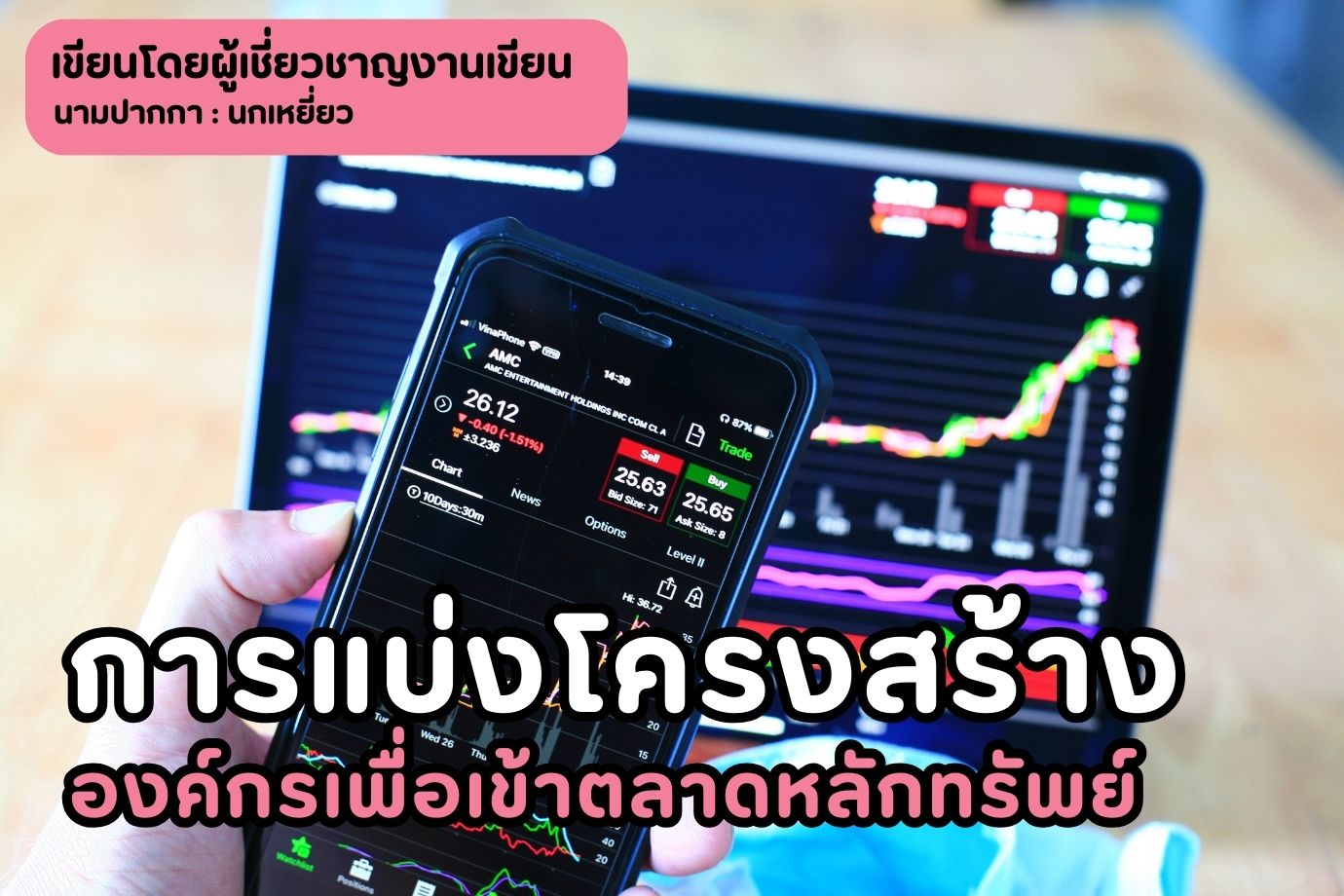 การแบ่งโครงสร้างองค์กรเพื่อเข้าตลาดหลักทรัพย์