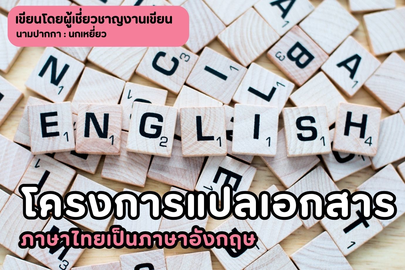 โครงการแปลเอกสารภาษาไทยเป็นภาษาอังกฤษ