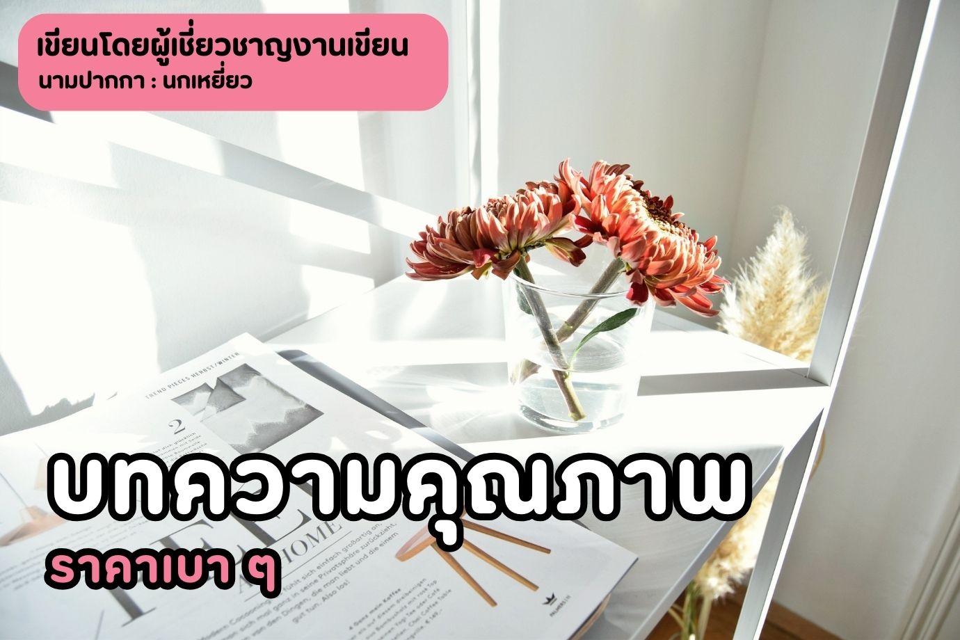 บทความคุณภาพราคาเบา ๆ