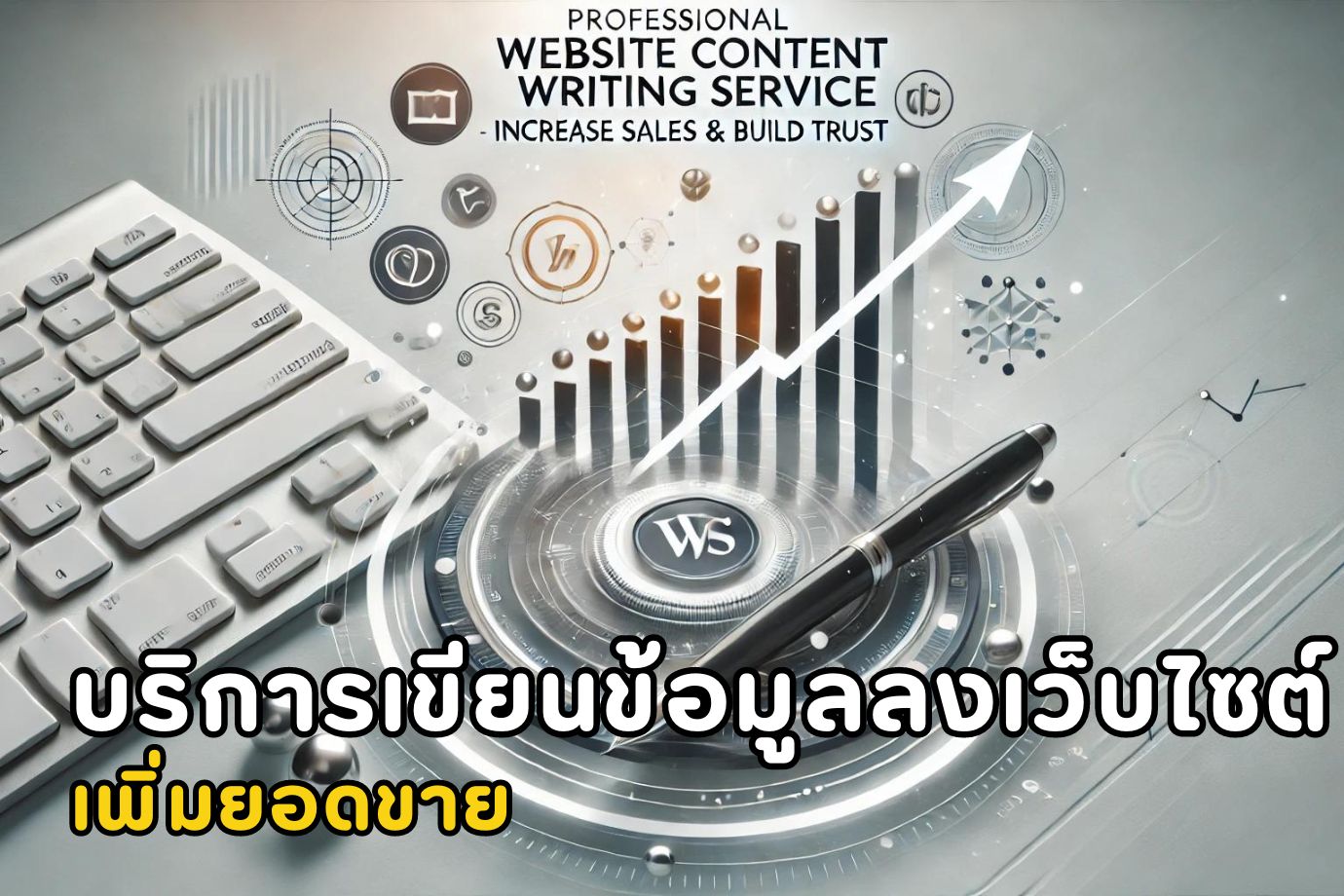 บริการเขียนข้อมูลลเว็บไซต์