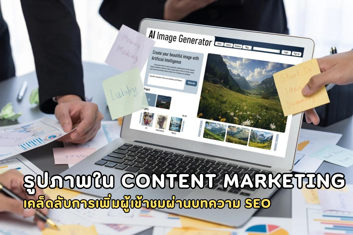 รูปภาพใน Content Marketing เคล็ดลับการเพิ่มผู้เข้าชมผ่านบทความ SEO