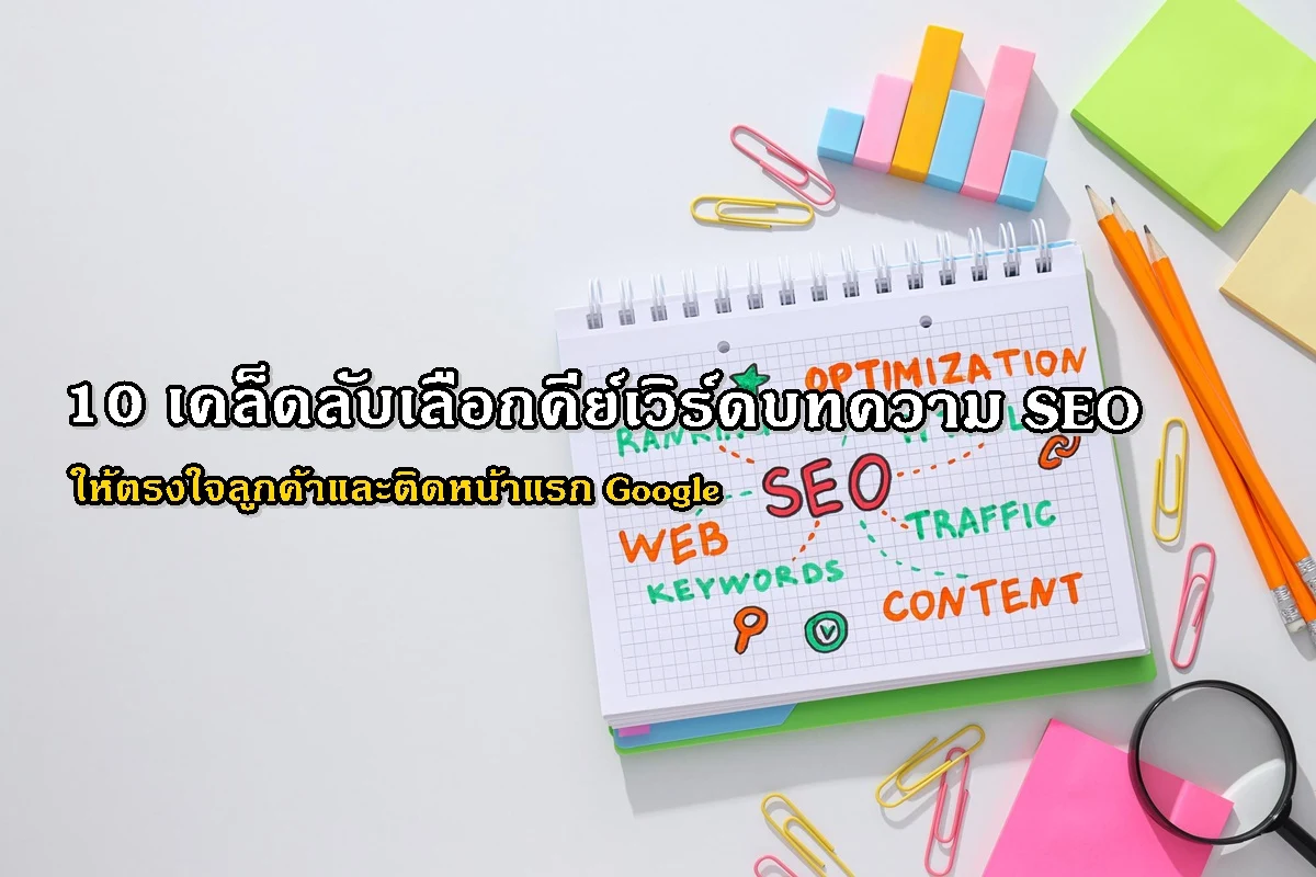 10 เคล็ดลับเลือกคีย์เวิร์ดบทความ SEO ให้ตรงใจลูกค้าและติดหน้าแรก Google