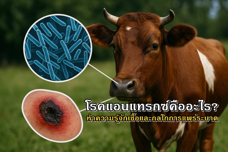 โรคแอนแทรกซ์คืออะไร? ทำความรู้จักเชื้อและกลไกการแพร่ระบาด