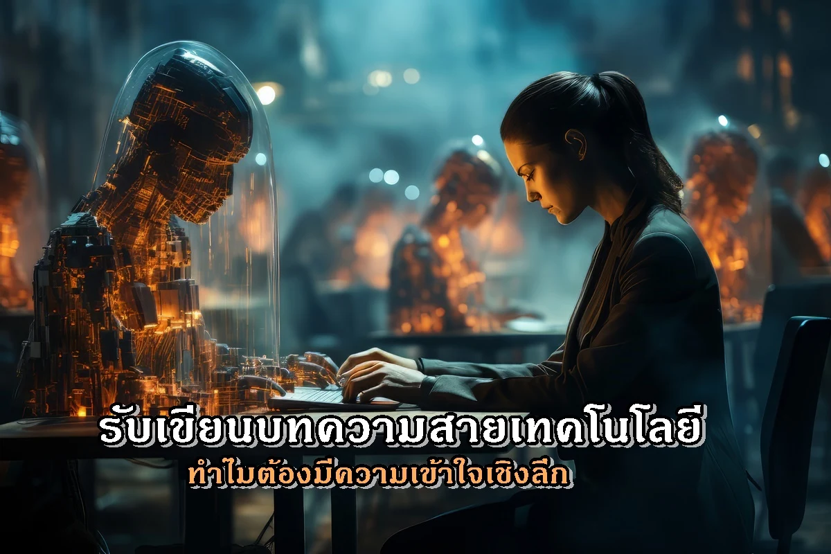 รับเขียนบทความสายเทคโนโลยี ทำไมต้องมีความเข้าใจเชิงลึก
