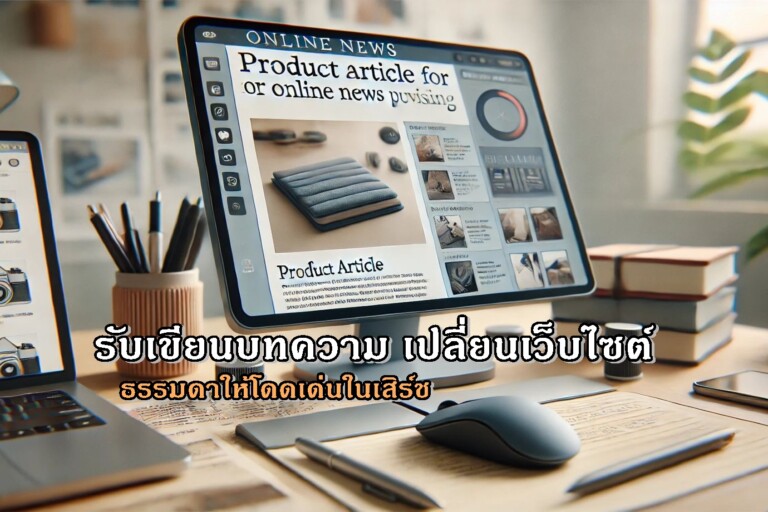 รับเขียนบทความ เปลี่ยนเว็บไซต์ธรรมดาให้โดดเด่นในเสิร์ช
