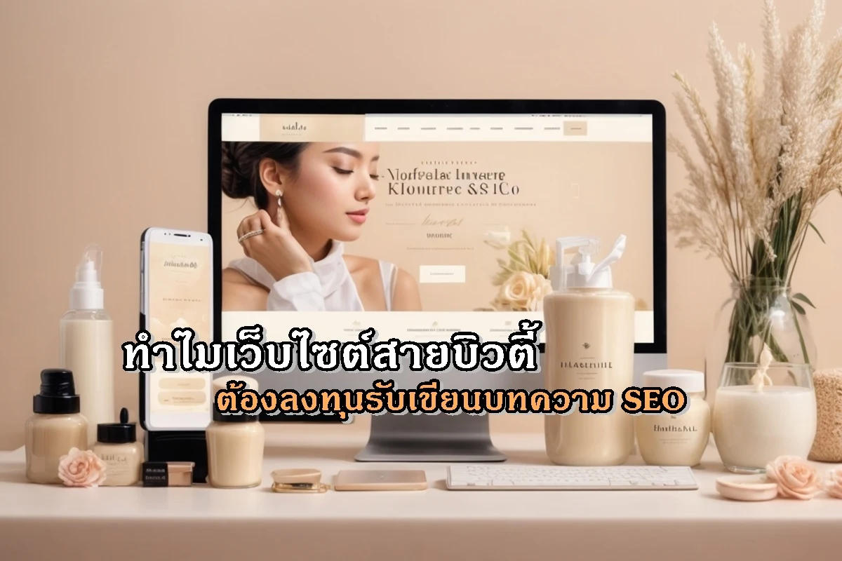 ทำไมเว็บไซต์สายบิวตี้ต้องลงทุนรับเขียนบทความ SEO