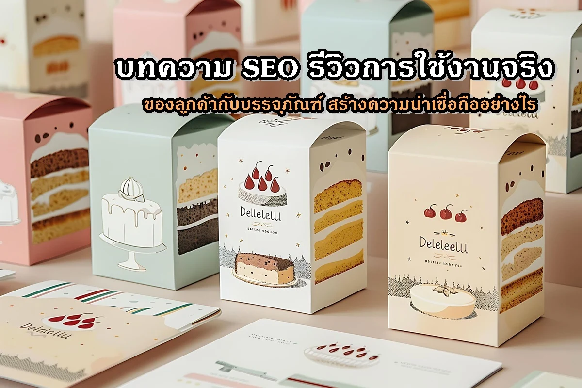 บทความ SEO รีวิวการใช้งานจริงของลูกค้ากับบรรจุภัณฑ์ สร้างความน่าเชื่อถืออย่างไร