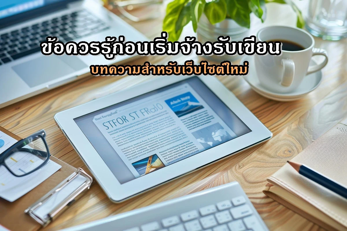 ข้อควรรู้ก่อนเริ่มจ้างรับเขียนบทความสำหรับเว็บไซต์ใหม่