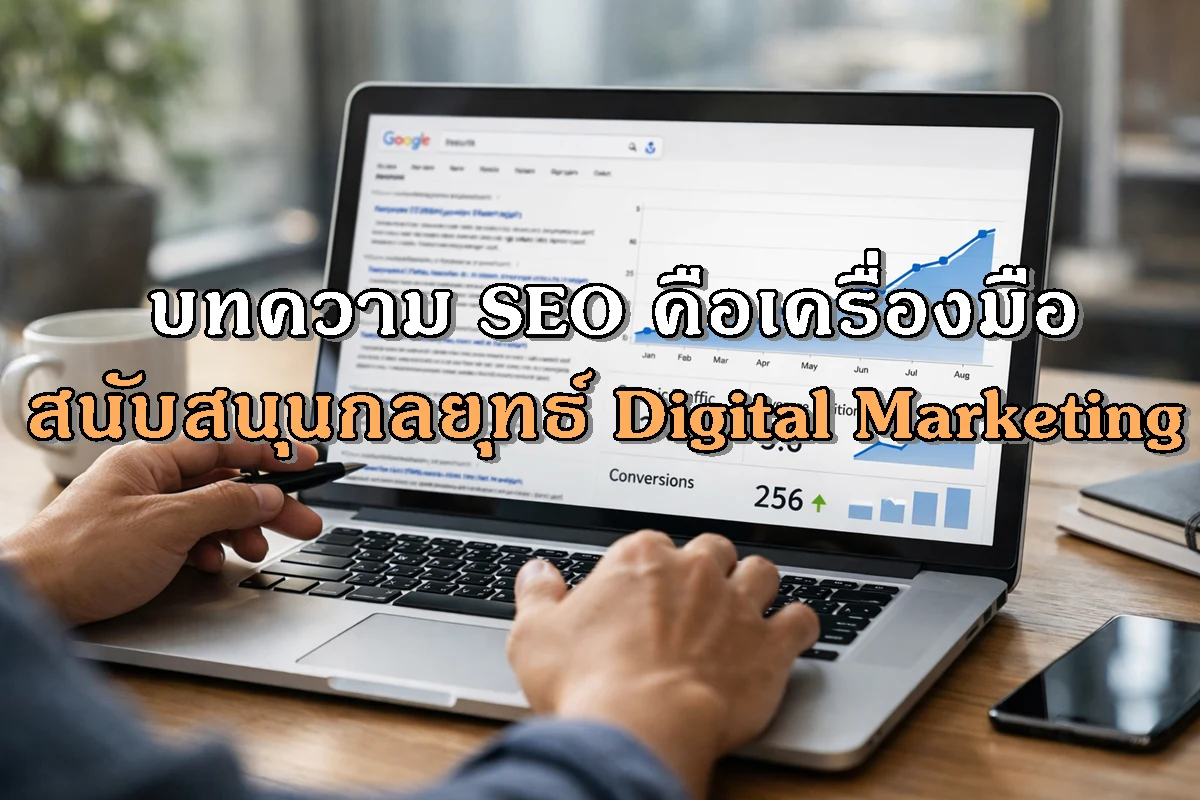 บทความ SEO คือเครื่องมือสนับสนุนกลยุทธ์ Digital Marketing