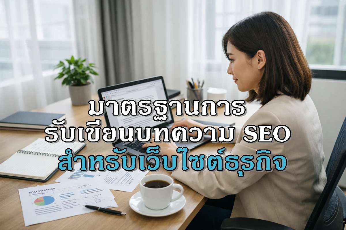 มาตรฐานการรับเขียนบทความ SEO สำหรับเว็บไซต์ธุรกิจ