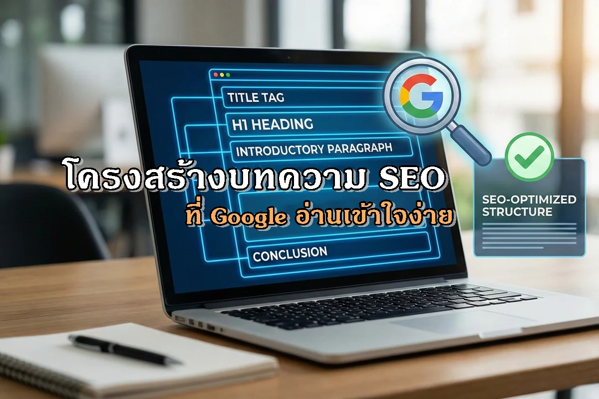 โครงสร้างบทความ SEO ที่ Google อ่านเข้าใจง่าย