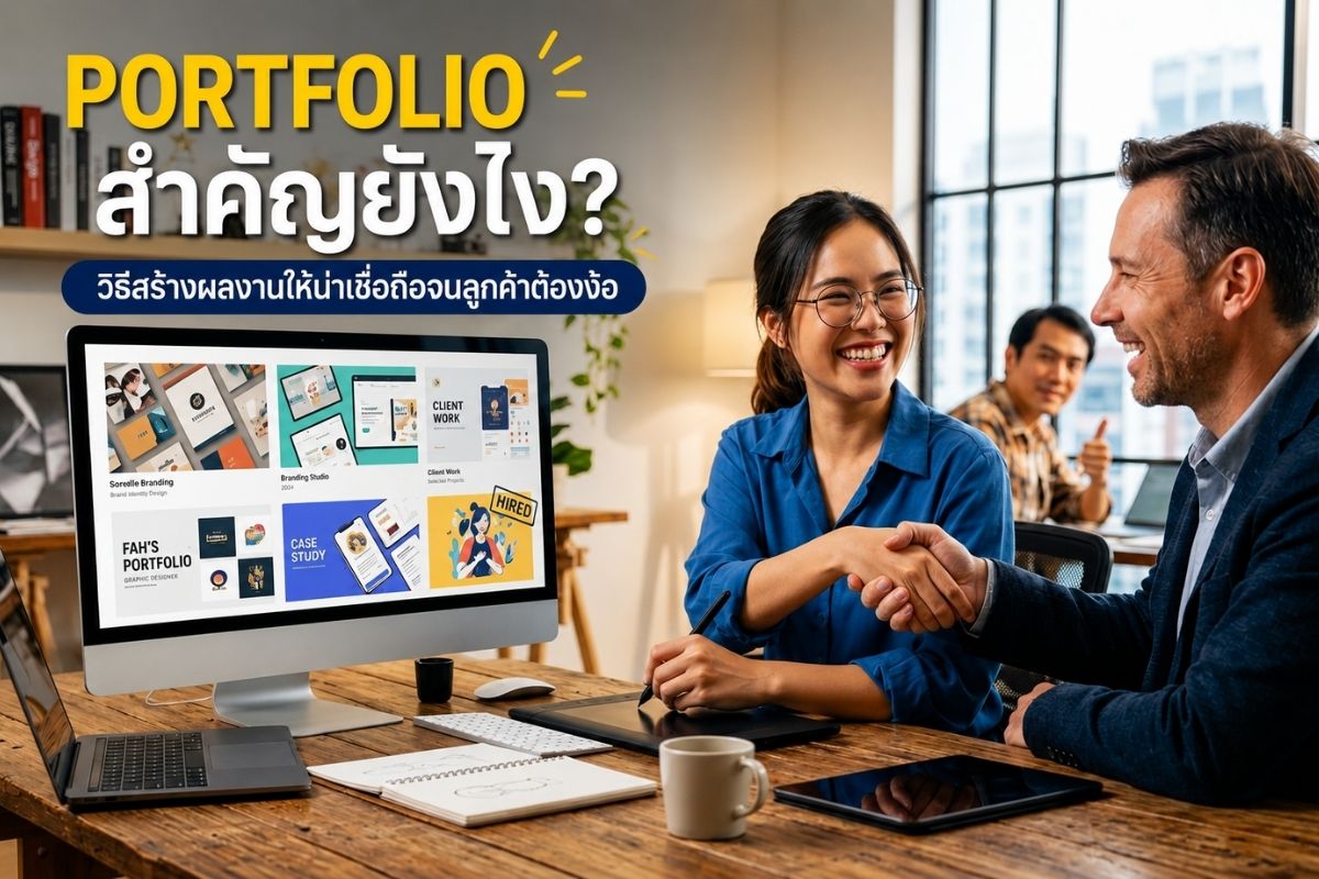 Portfolio สำคัญยังไง? วิธีสร้างผลงานให้น่าเชื่อถือจนลูกค้าต้องง้อ