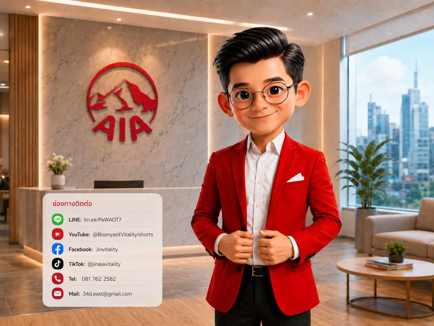 น้าจินต์ AIA Vitality แรงบันดาลใจเพื่อสุขภาพที่ดีและสิทธิประโยชน์สูงสุดสำหรับคนไทย