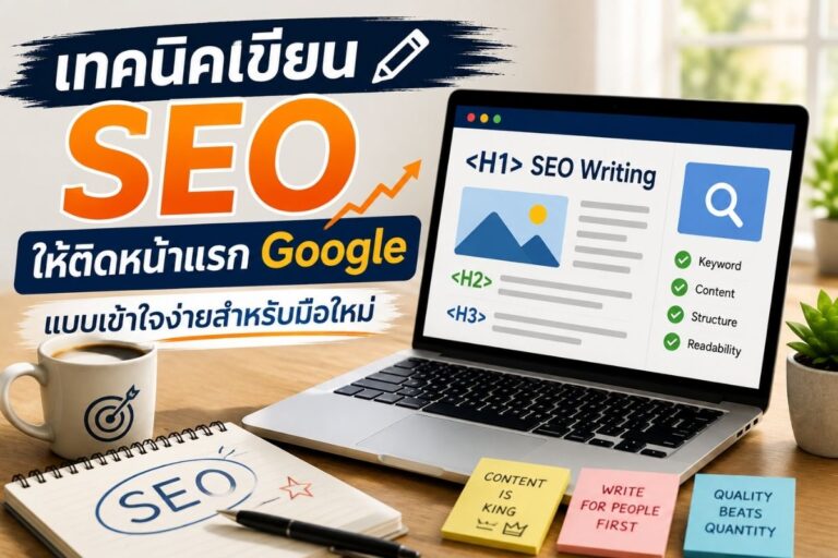เทคนิคเขียนบทความ SEO