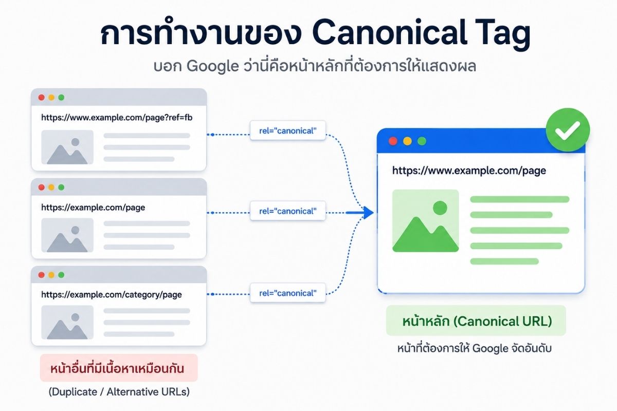 Canonical Tag มีหน้าที่อย่างไร