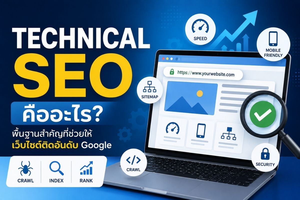 Technical SEO คืออะไร? พื้นฐานสำคัญที่ช่วยให้เว็บไซต์ติดอันดับ Google
